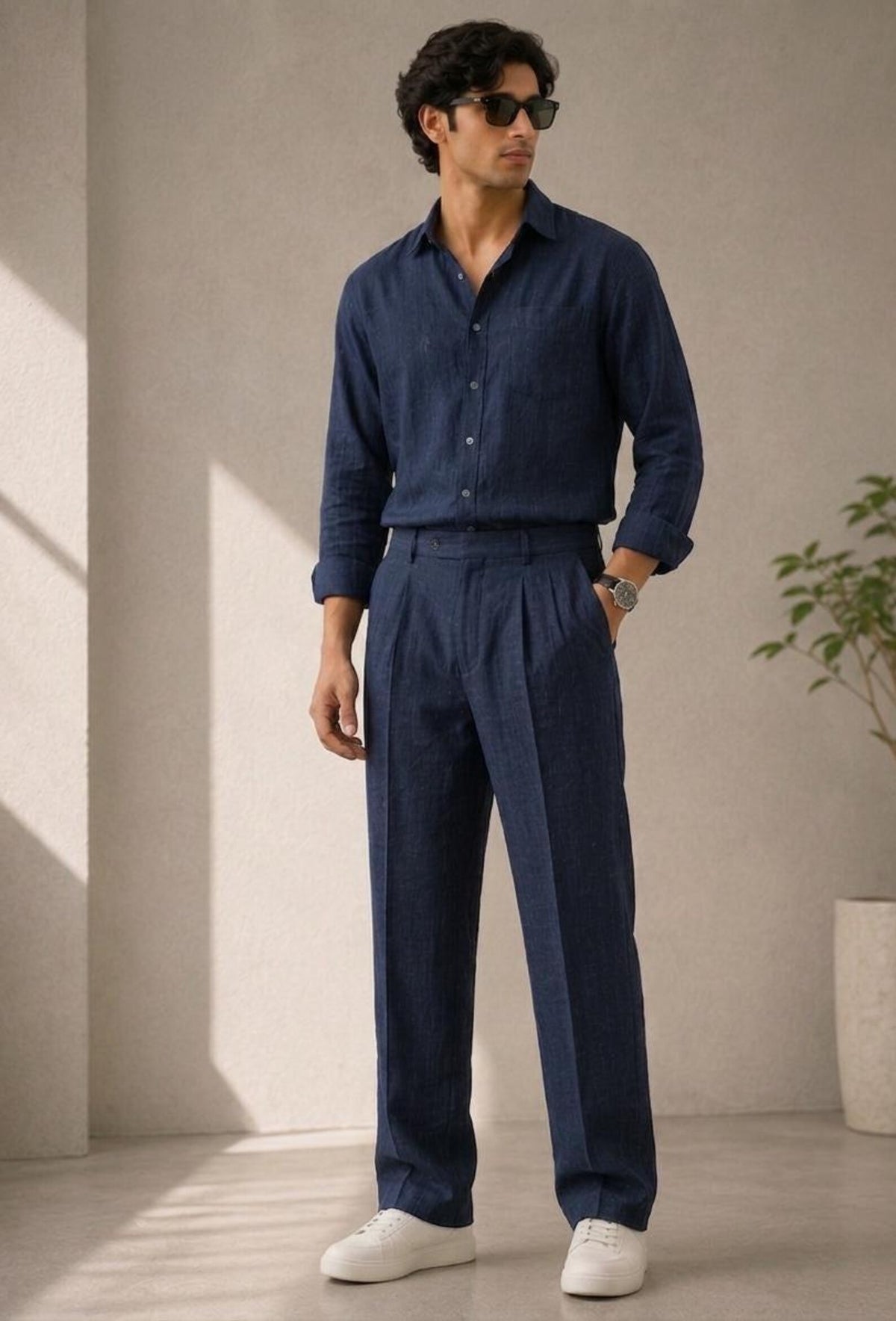 Men's Linen Shirt and  Co-ord